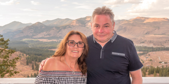 Yvonne and Nigel on a Magellan Tour